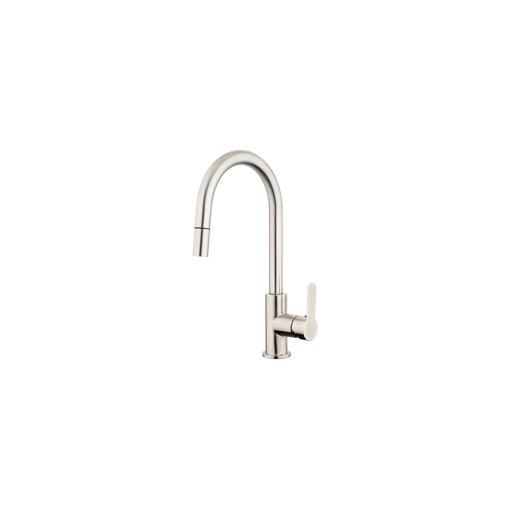 Stainless Gooseneck Pull Out Sink Mixer - Cold Start gallery detail image