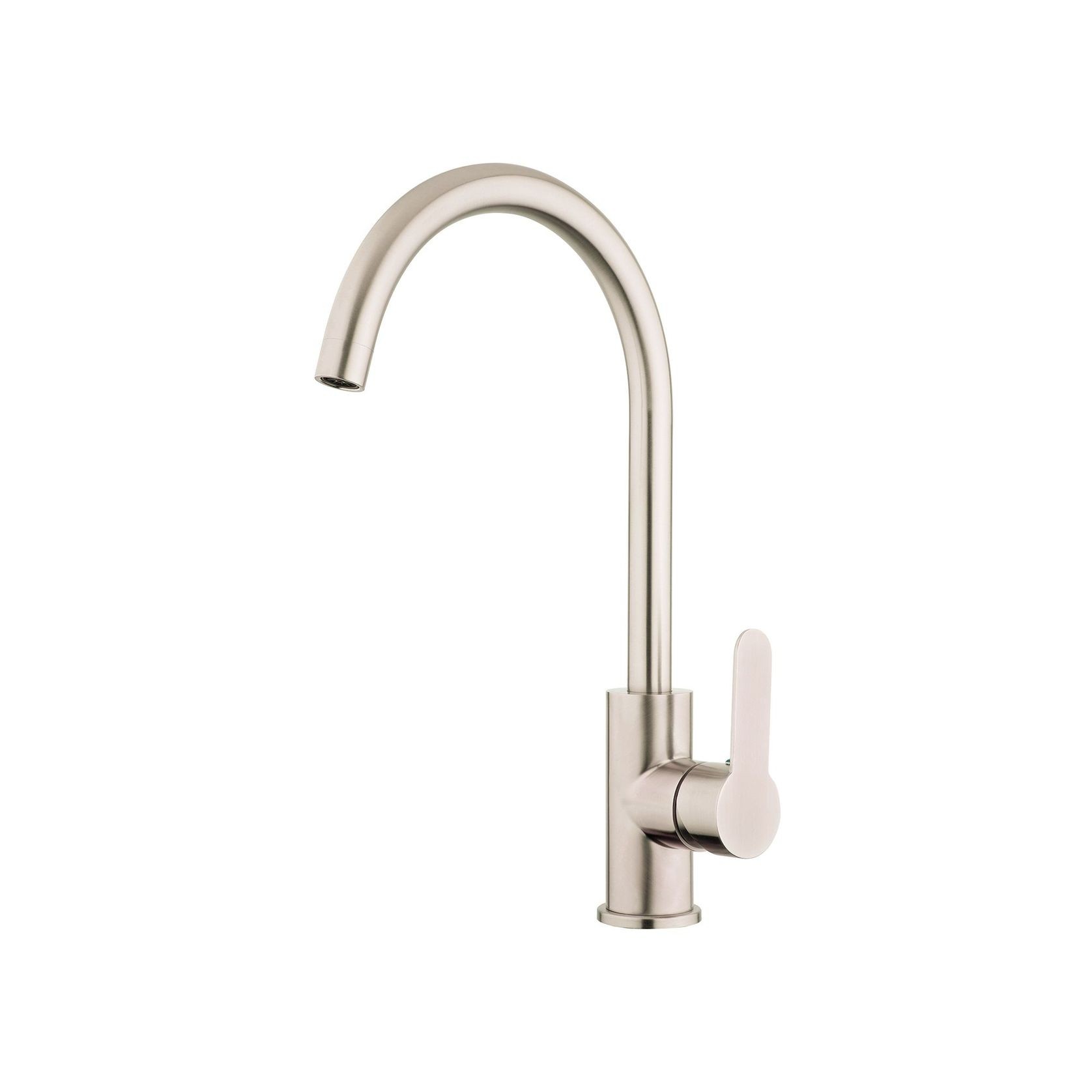 Stainless Gooseneck Sink Mixer - Cold Start gallery detail image