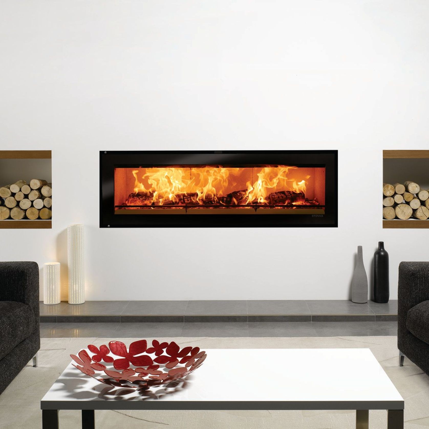 Stovax Studio 3 Inbuilt and Freestanding Fireplace (Rural) gallery detail image