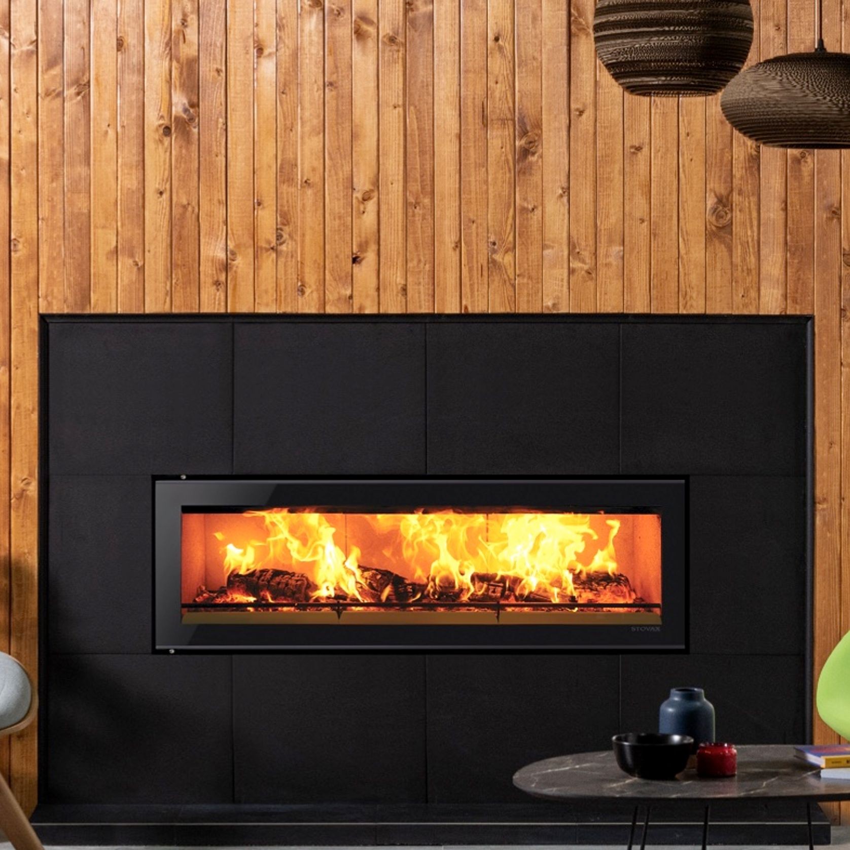Stovax Studio 3 Inbuilt and Freestanding Fireplace (Rural) gallery detail image