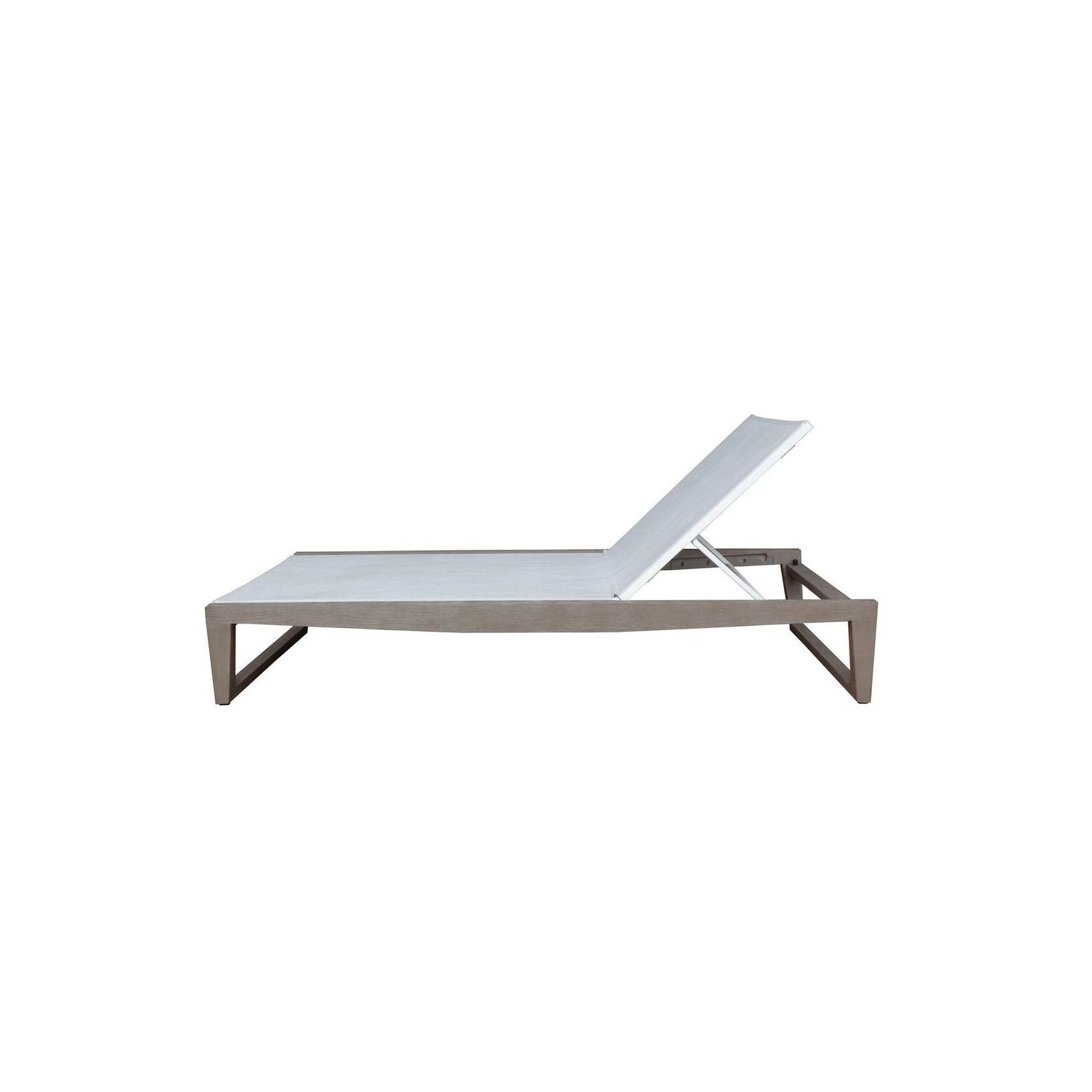 Sun Lounger Skaal by Les Jardins - Teak and Batyline gallery detail image
