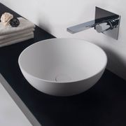 Super-Thin Round Vessel Basin Solid Surface gallery detail image