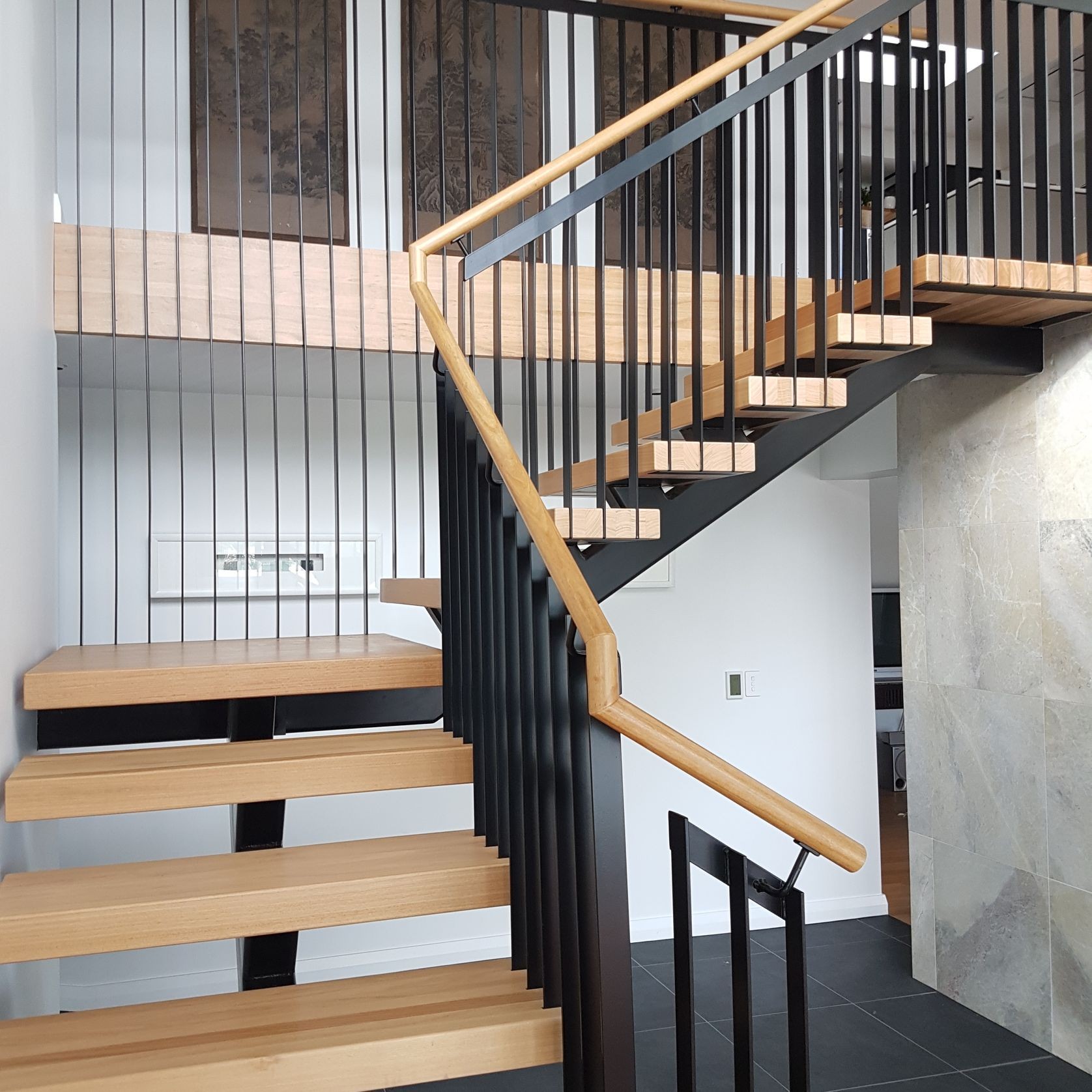 USA Ash Stair Treads gallery detail image