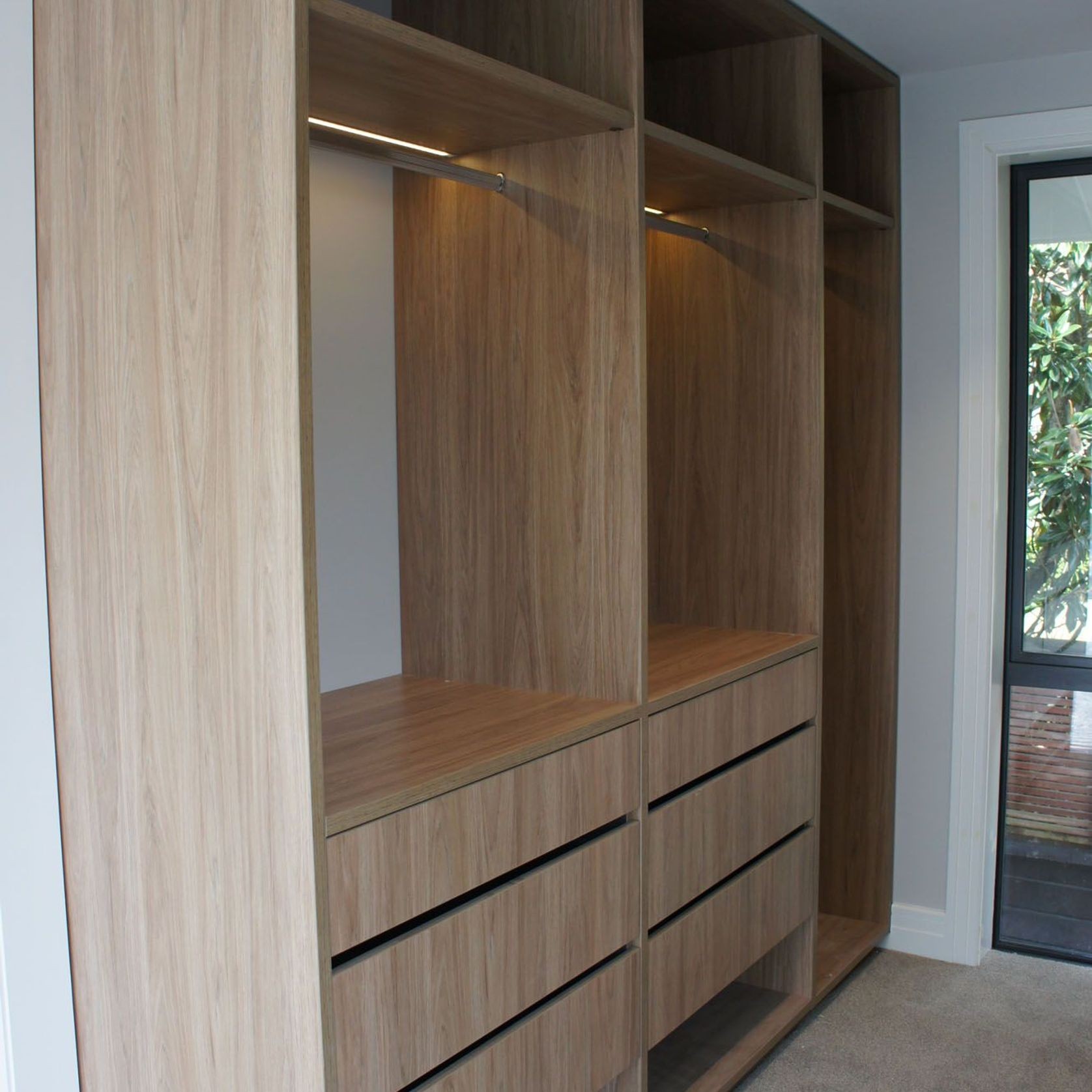 Urban Baroque Woodgrain Melamine Wardrobe gallery detail image