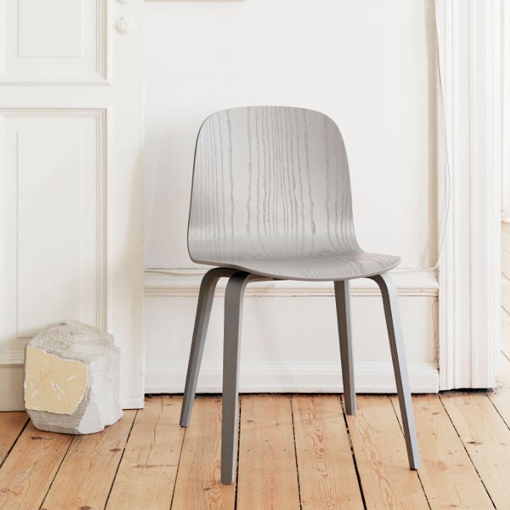 Visu Wood Base Timber Cafe Chair by Muuto gallery detail image