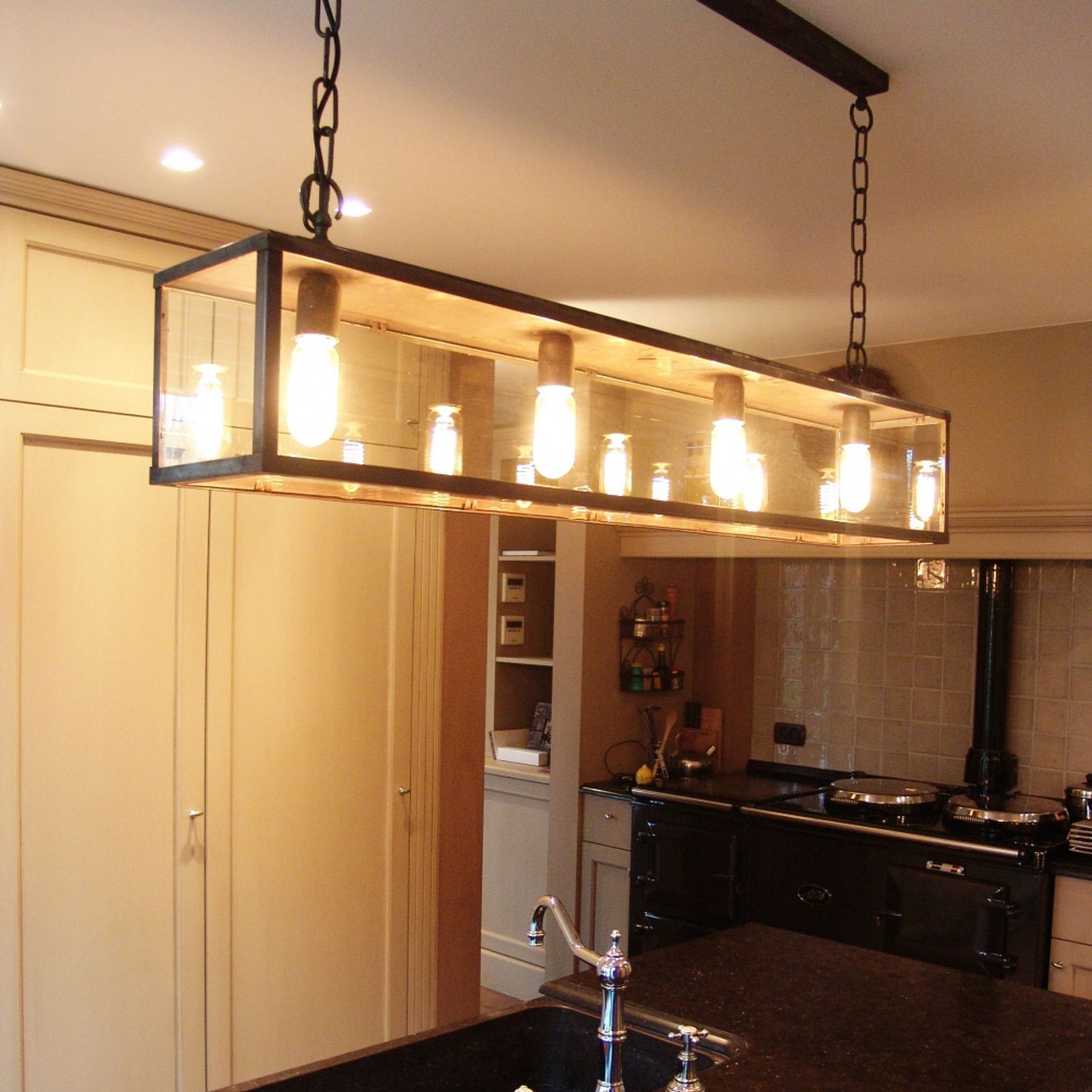 Vitrine Suspension Long Chain Pendant - 3L gallery detail image