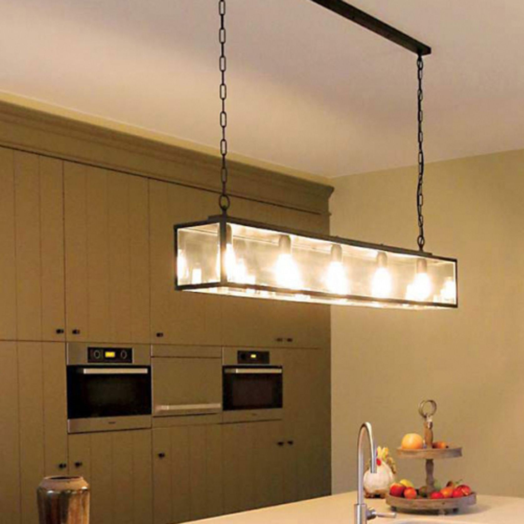 Vitrine Suspension Long Chain Pendant - 3L gallery detail image