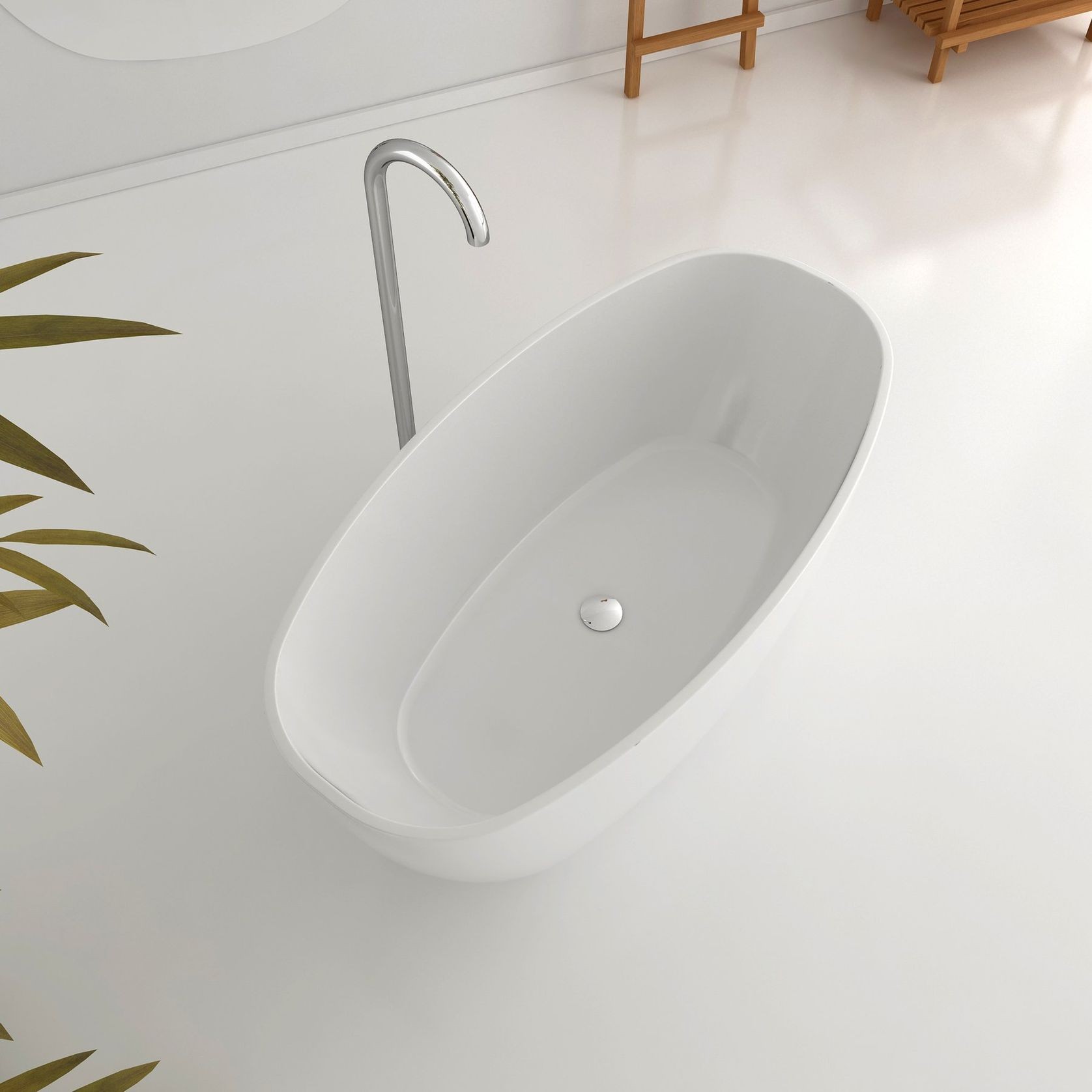 Elite Cervo Quartz Freestanding Bath gallery detail image