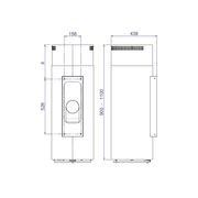 Kleenmaid Wall Mounted Rangehood 40cm gallery detail image