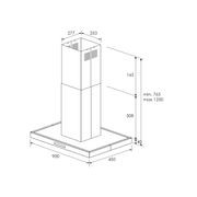 Kleenmaid Wall Mounted Rangehood 90cm gallery detail image