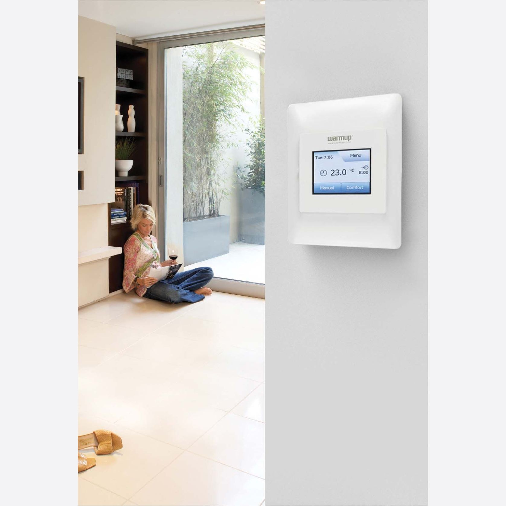 Warmup Colour Touch Voice & Wi-Fi Thermostat gallery detail image