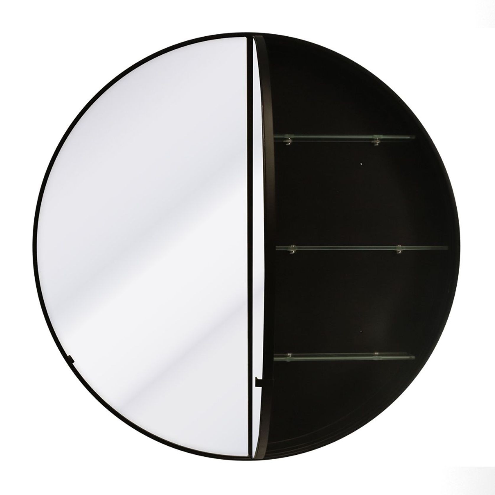 Code Round Black Mirror Cabinet gallery detail image