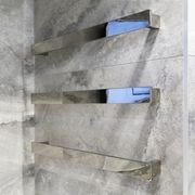 Code Square Single Bar Heated Towel Rail gallery detail image