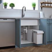 Compact Bin Storage - 1 x 20 Litre Bucket Floor Mounted - Handle Pull gallery detail image