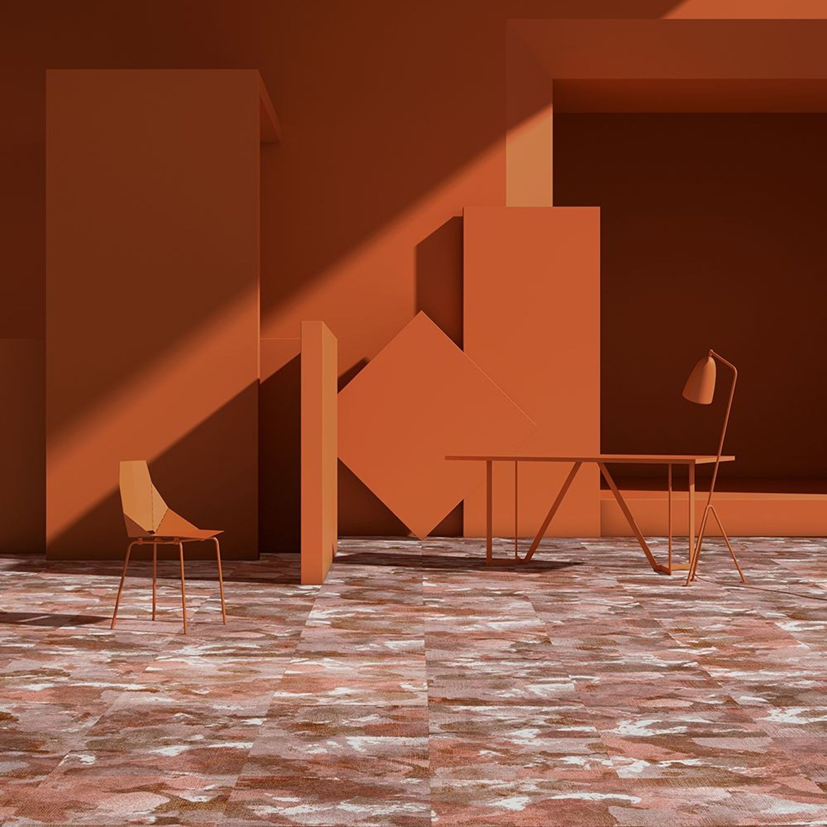 modulyss® Fluid& carpet tiles gallery detail image