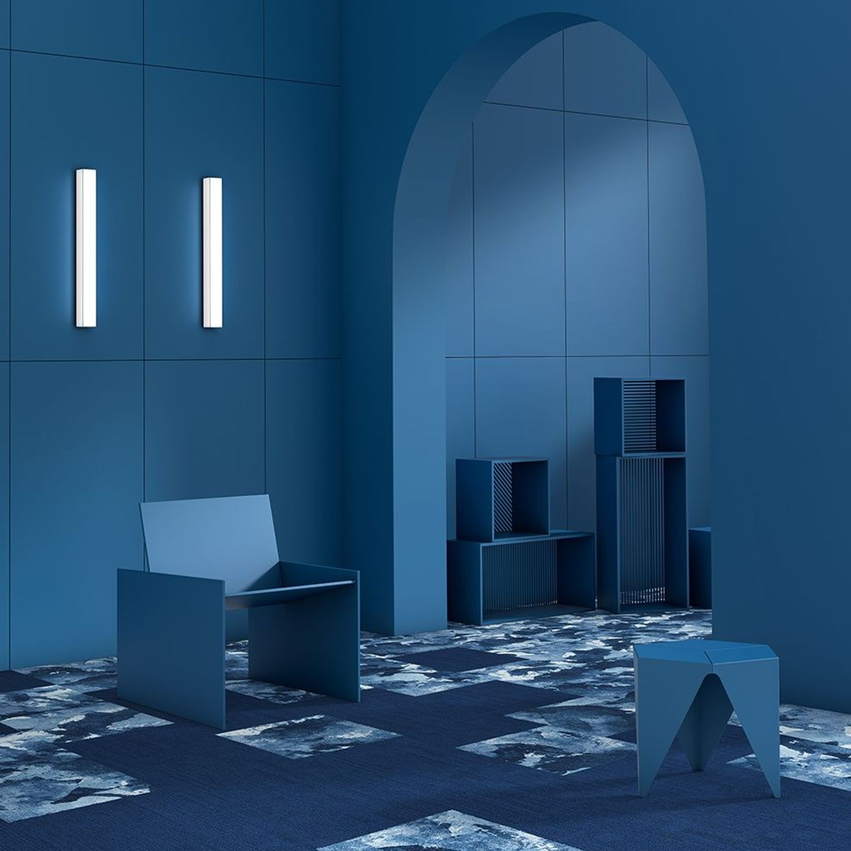 modulyss® Fluid& carpet tiles gallery detail image