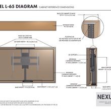 Nexus 21 L65 Hidden TV Lift gallery detail image