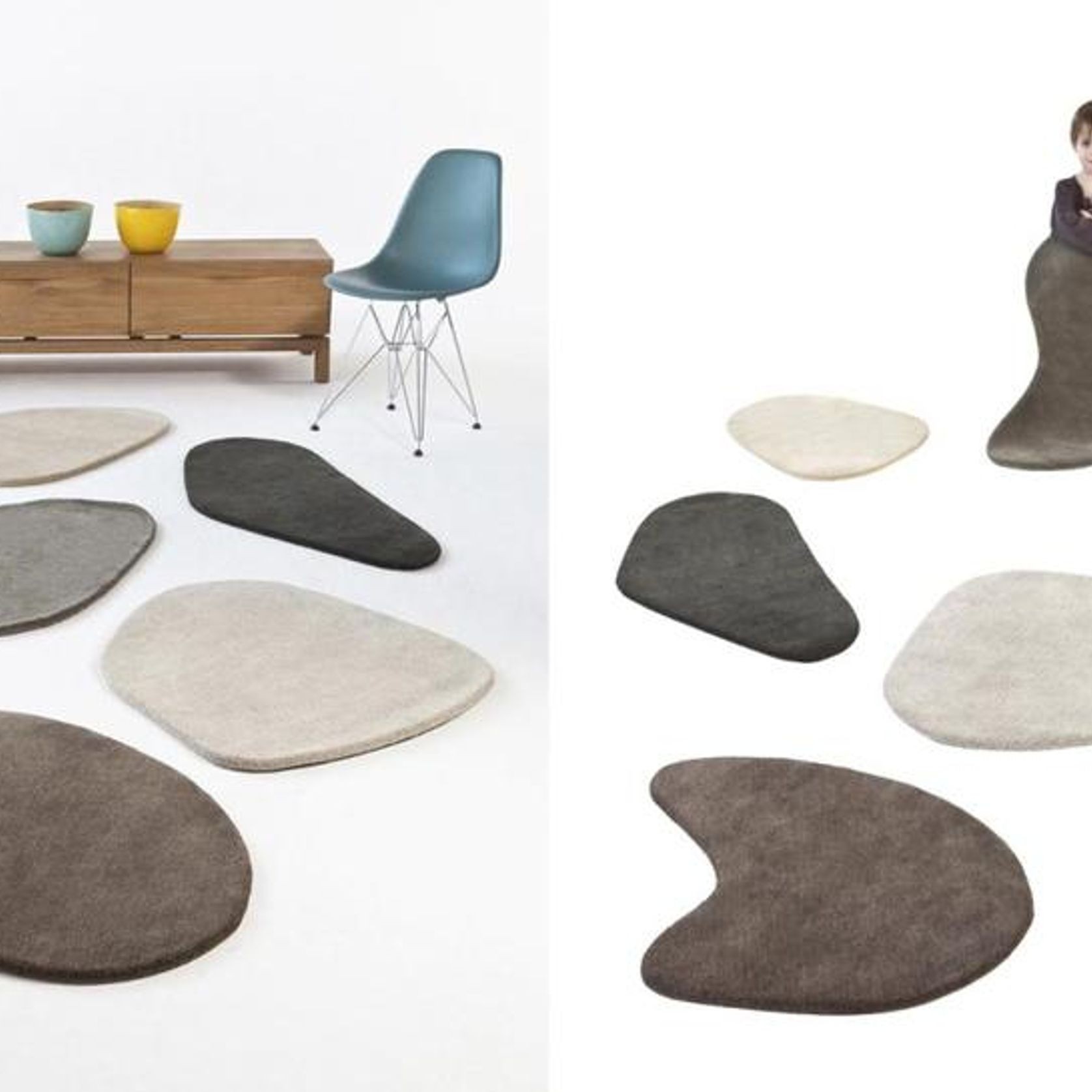 Stone Wool Rug Range by Nanimarquina gallery detail image