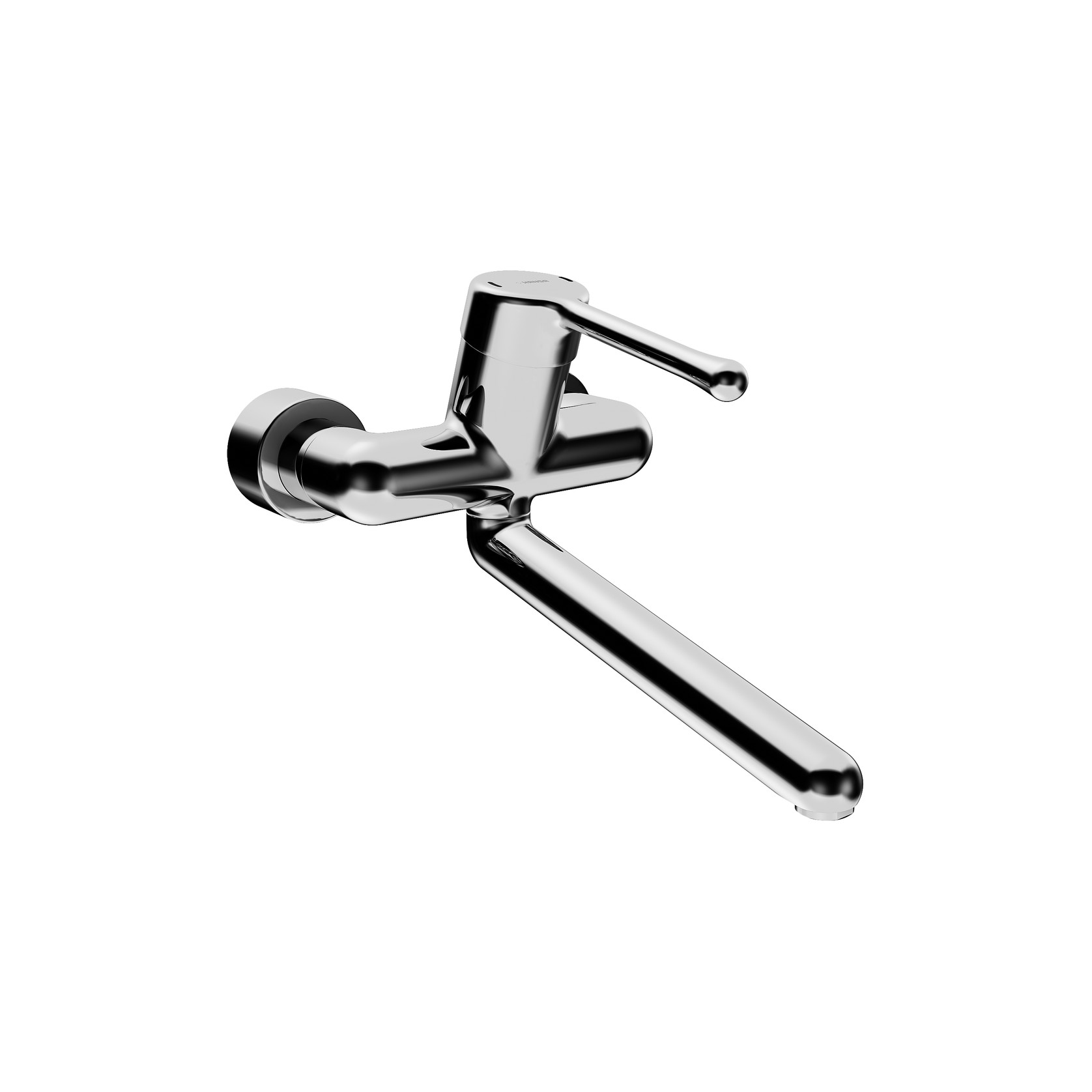 Hansa MediPro Exp Accessible Sink Faucet 226mm Spout - Long Lever Bulb gallery detail image