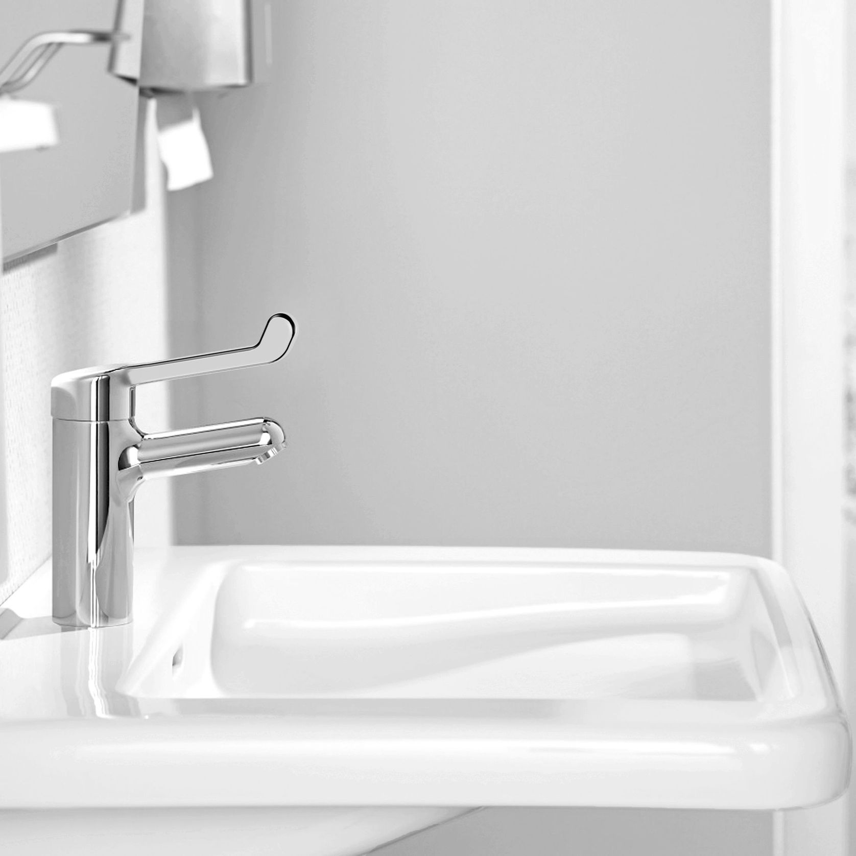 Hansa MediPro Accessible Faucet - Long Lever Stick gallery detail image