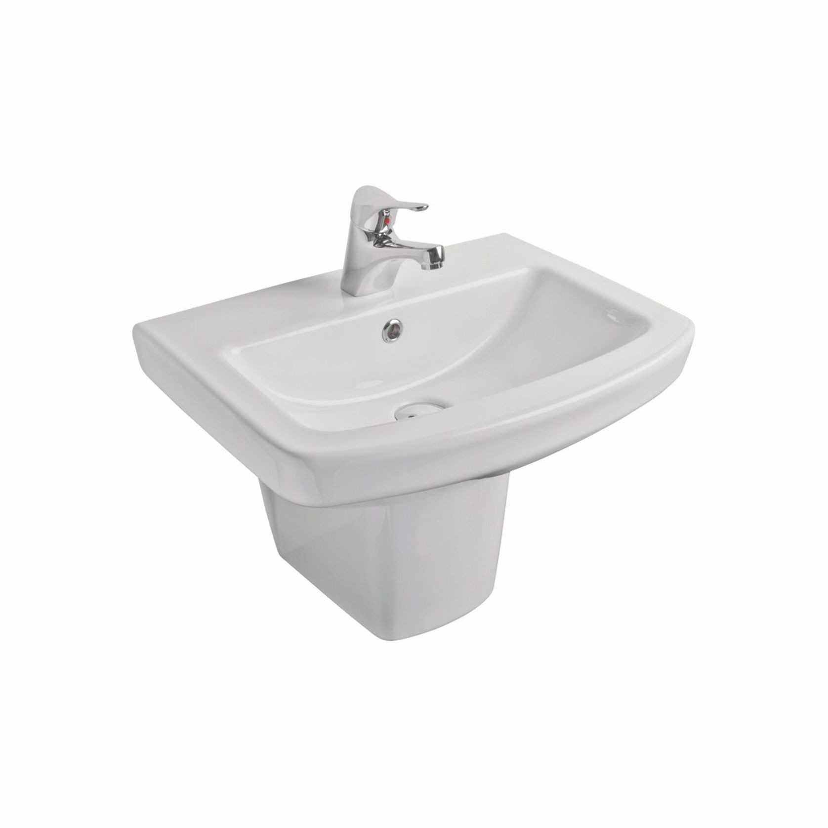 Adesso Elevate Rounded Wall Basin 550 x 400 gallery detail image