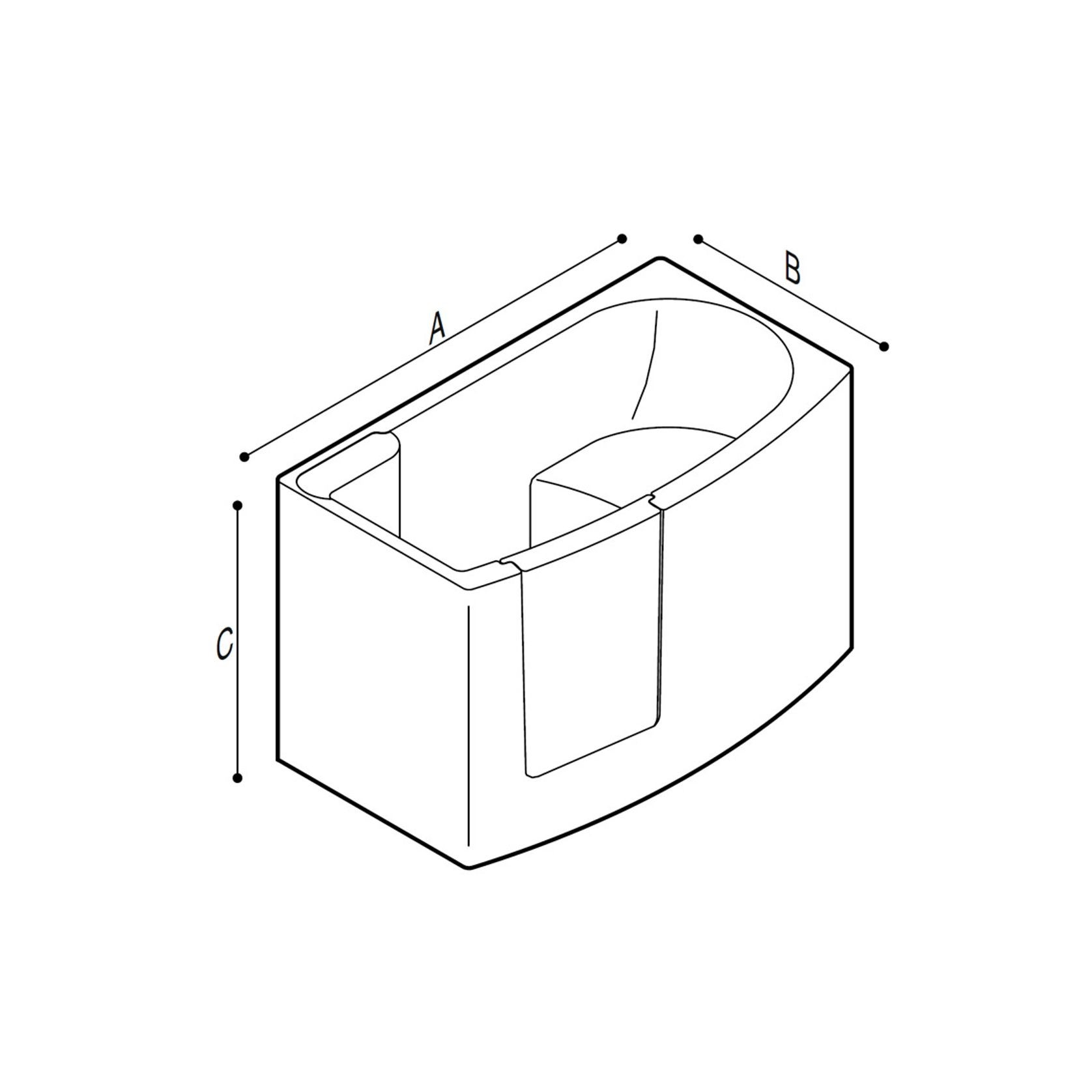 Bathtub with Inward Opening Door and Drainage System gallery detail image