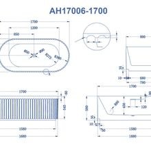 Bathtub AW-AH17006-17 gallery detail image