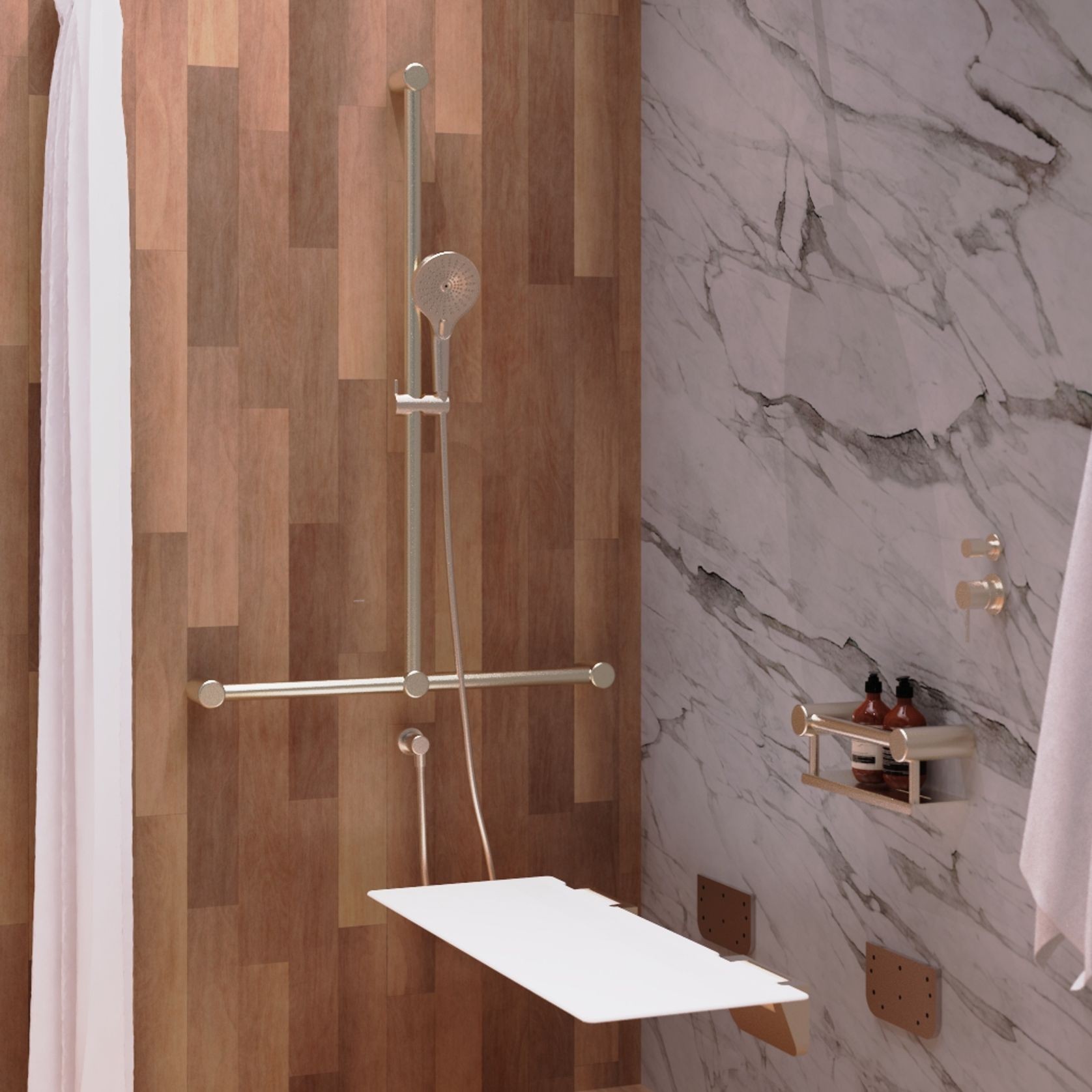 Liberty Shower Seats by Avail Design gallery detail image