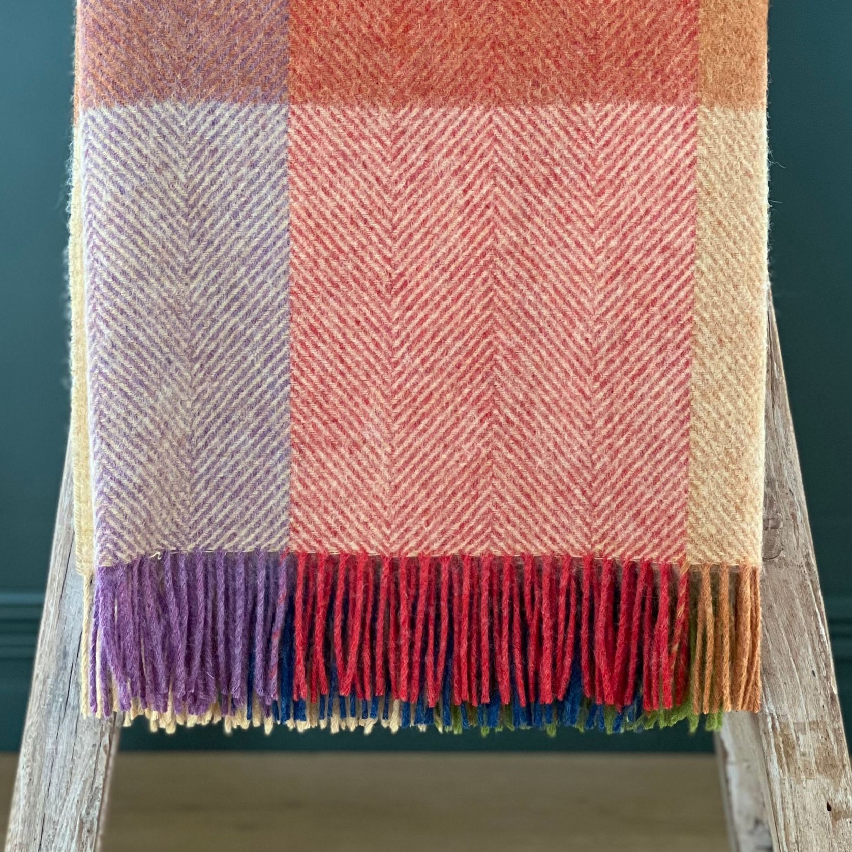 NZ Wool Throw Harland Multi ArchiPro NZ