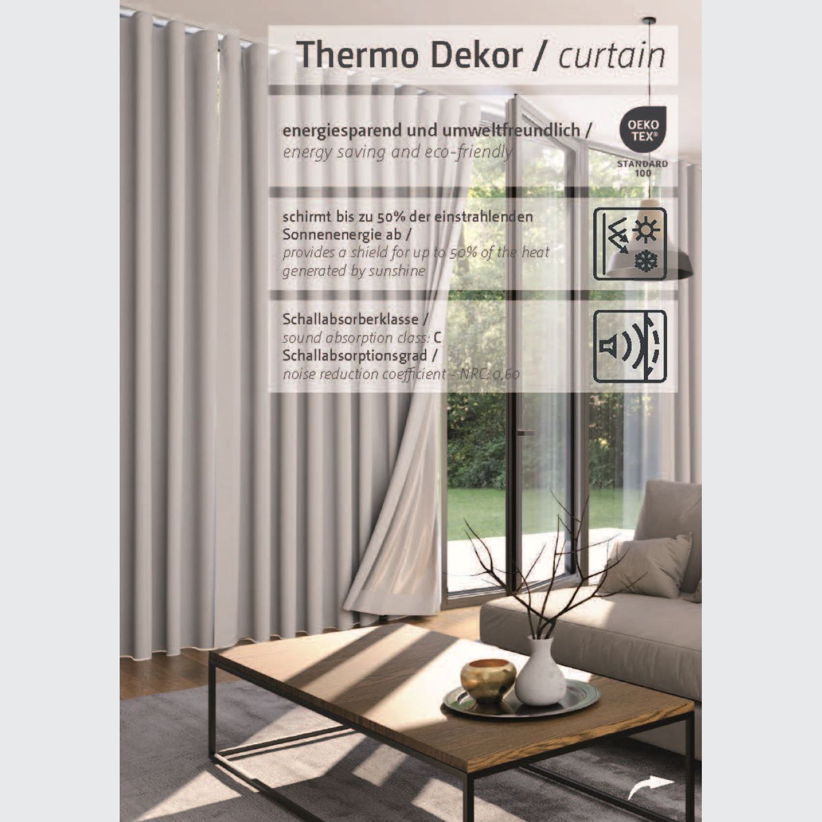 Thermo Curtain and Acoustic Sheer gallery detail image