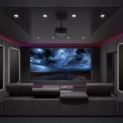 DTX Design Large Curved Cloth Acoustic Panel - Black gallery detail image