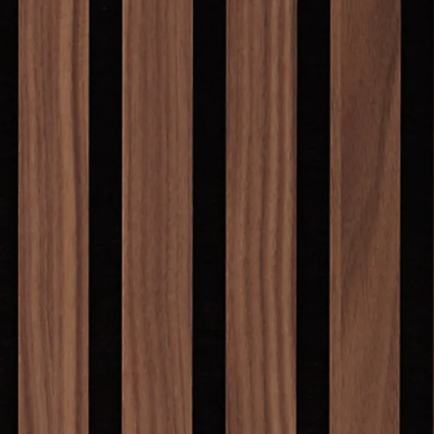 HW22512 | Walnut Acoustic Fluted Panel - 3 Sided gallery detail image