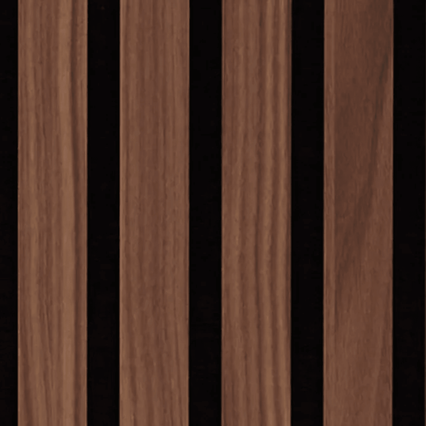 HW22512 | Walnut Acoustic Fluted Panel - 3 Sided gallery detail image