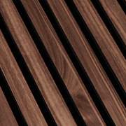 HW22512 | Walnut Acoustic Fluted Panel - 3 Sided gallery detail image