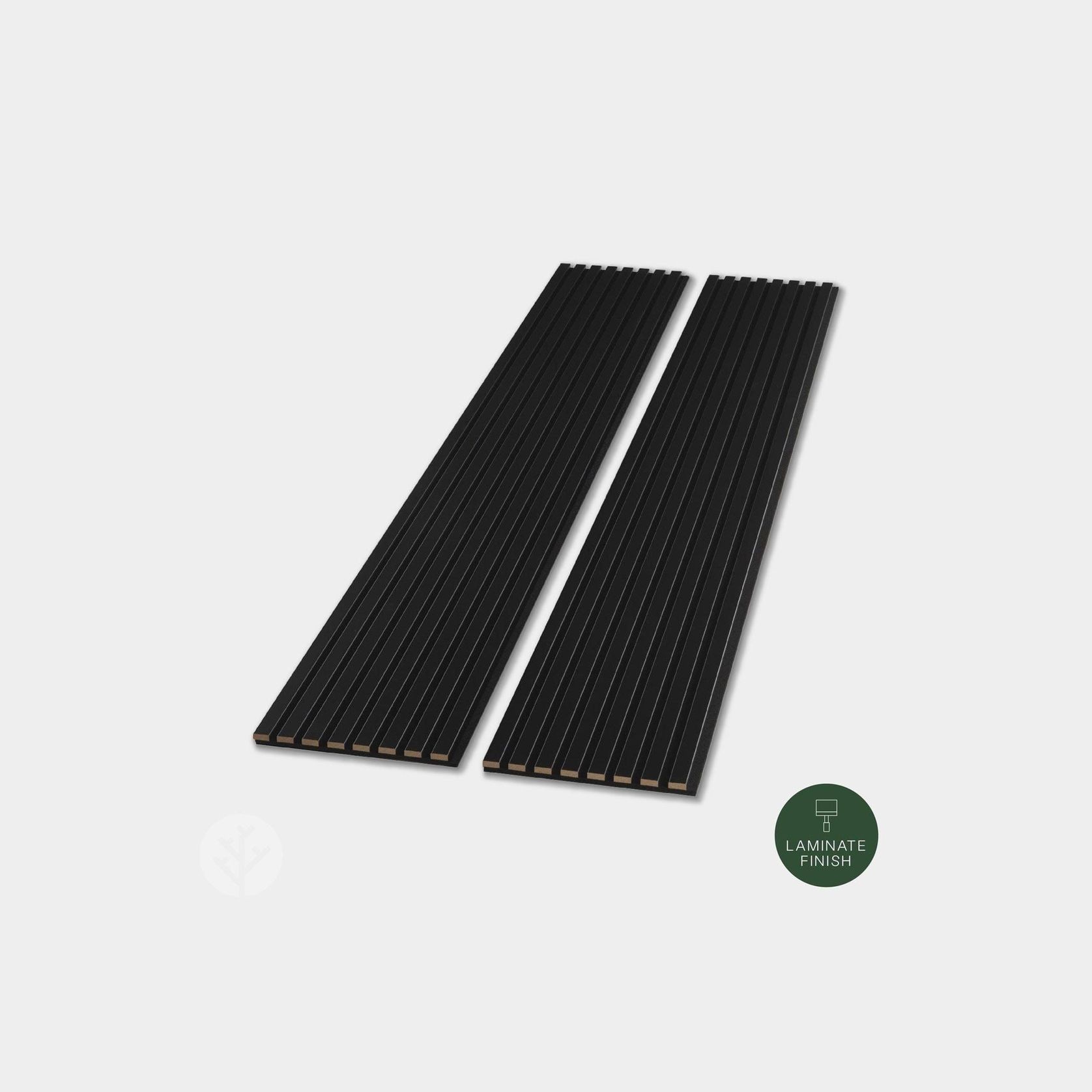 Black Colour Acoustic Slat Wall Panels gallery detail image
