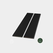 Black Colour Acoustic Slat Wall Panels gallery detail image