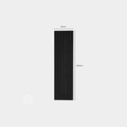 Black Colour Acoustic Slat Wall Panels gallery detail image