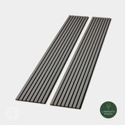Dusty Grey Colour Acoustic Slat Wall Panels gallery detail image