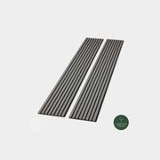 Dusty Grey Colour Acoustic Slat Wall Panels gallery detail image