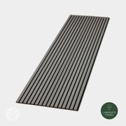 Dusty Grey Colour Acoustic Slat Wall Panels gallery detail image