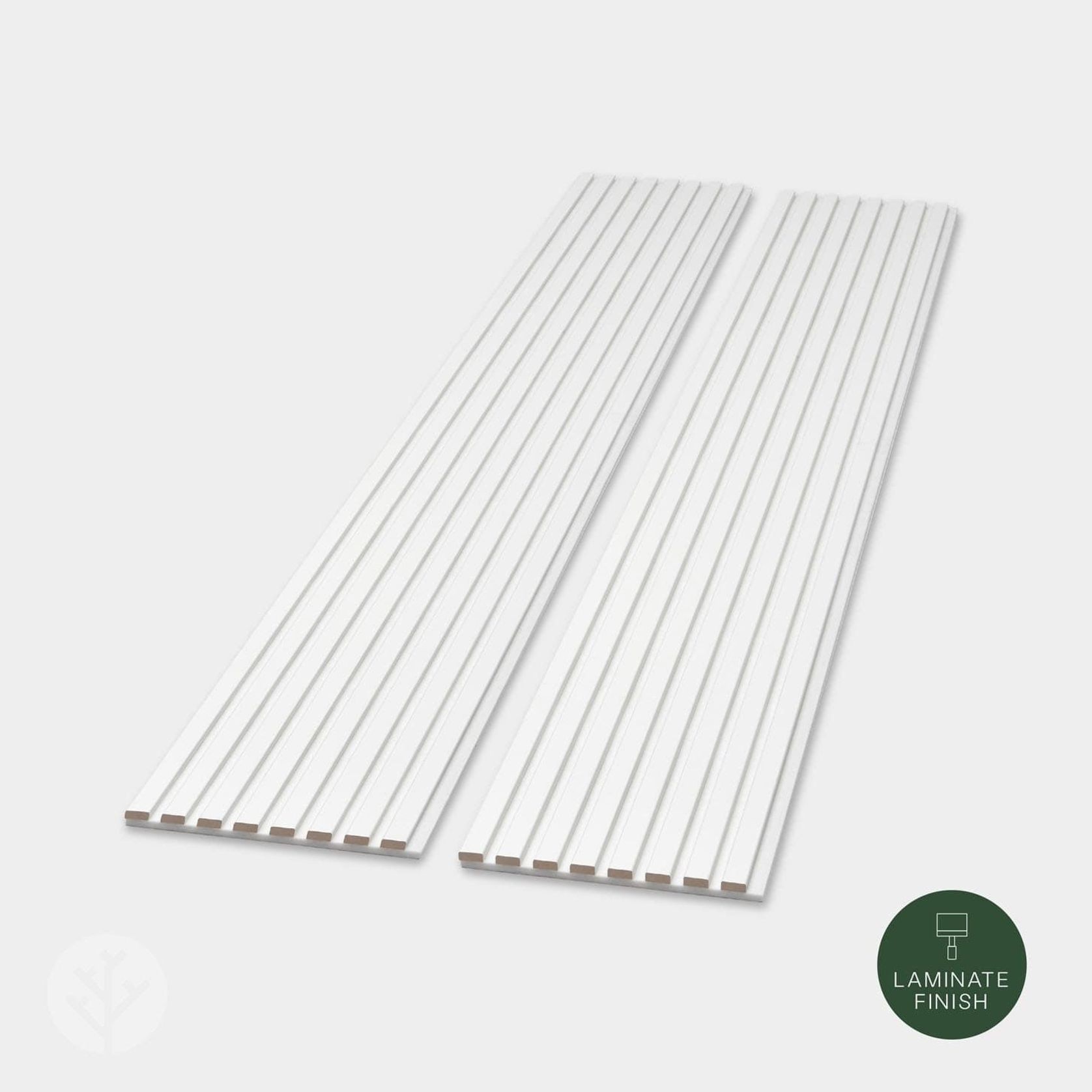 Snow White Colour Acoustic Slat Wall Panels gallery detail image