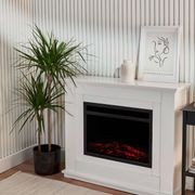 Snow White Colour Acoustic Slat Wall Panels gallery detail image
