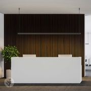 Smoked Oak Acoustic Slat Wood Wall Panels gallery detail image