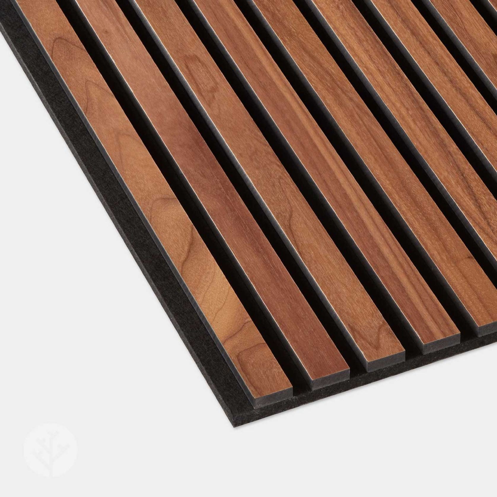 Natural Walnut Acoustic Slat Wood Wall Panels gallery detail image
