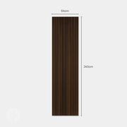 Smoked Oak Acoustic Slat Wood Wall Panels gallery detail image