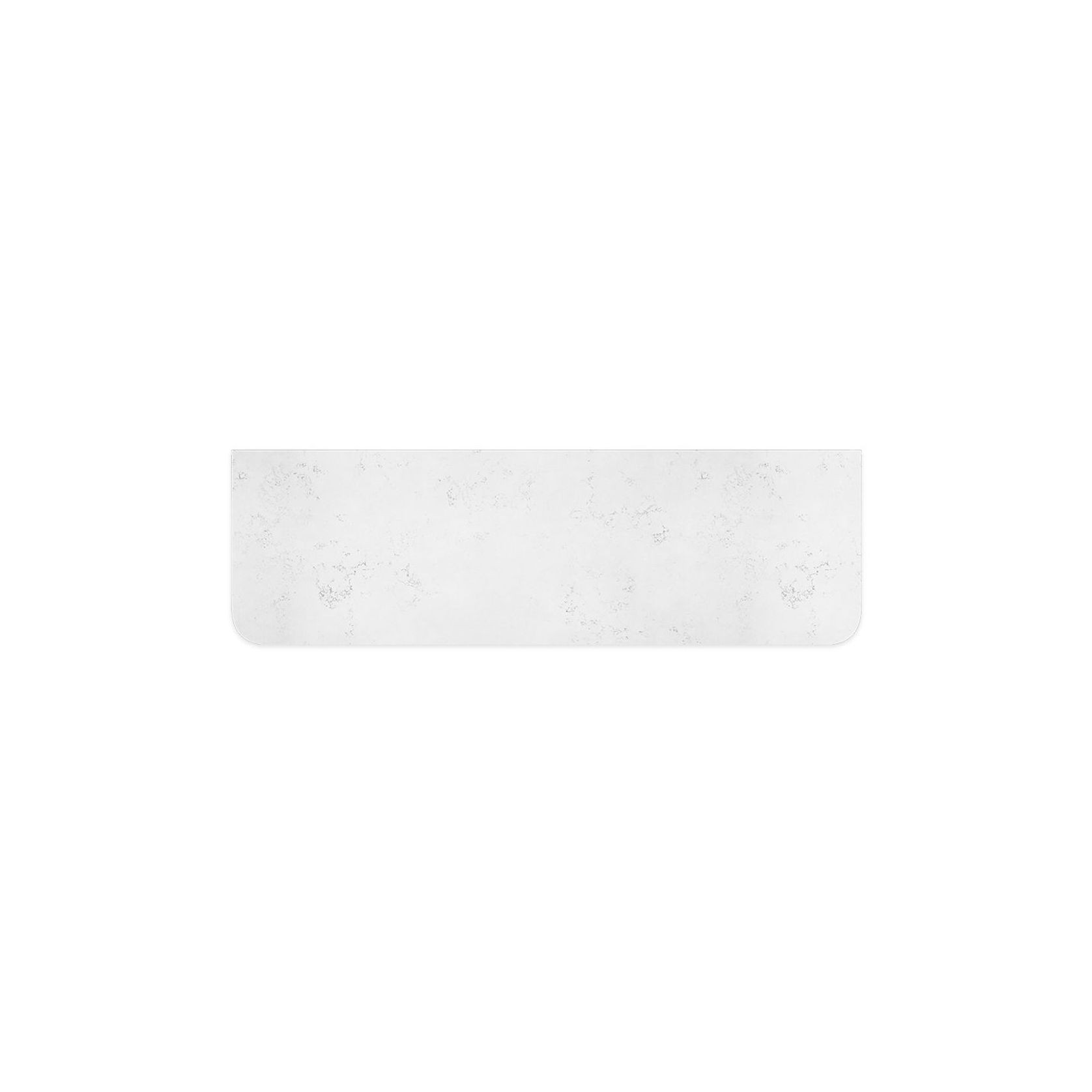 Bianco Marble Silica Free Stone Top, Curved Full Depth gallery detail image