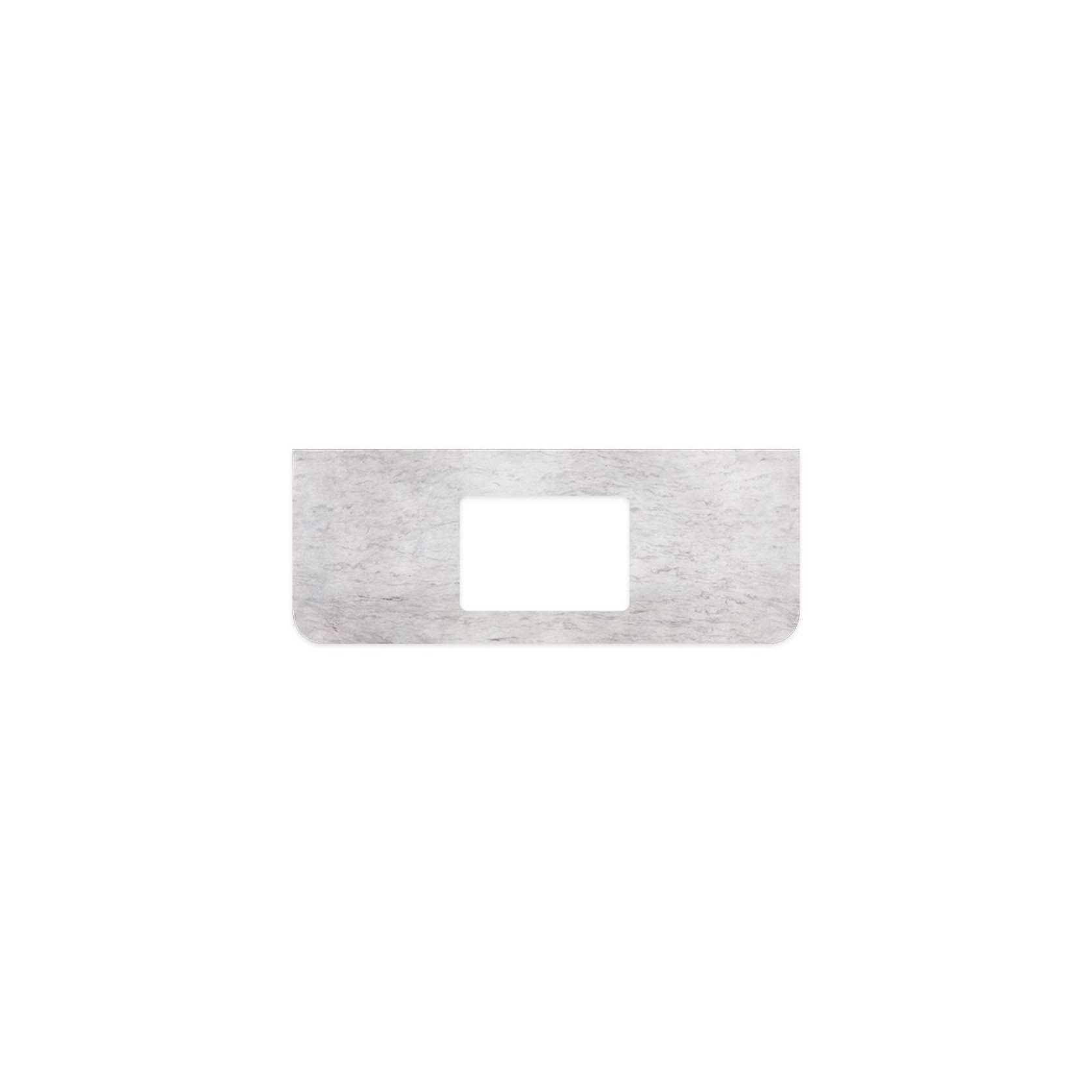 Polar Sacco Silica Free Stone Top, Curved Full Depth gallery detail image