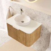 Roman Sand Silica Free Stone Top, Curved Full Depth gallery detail image