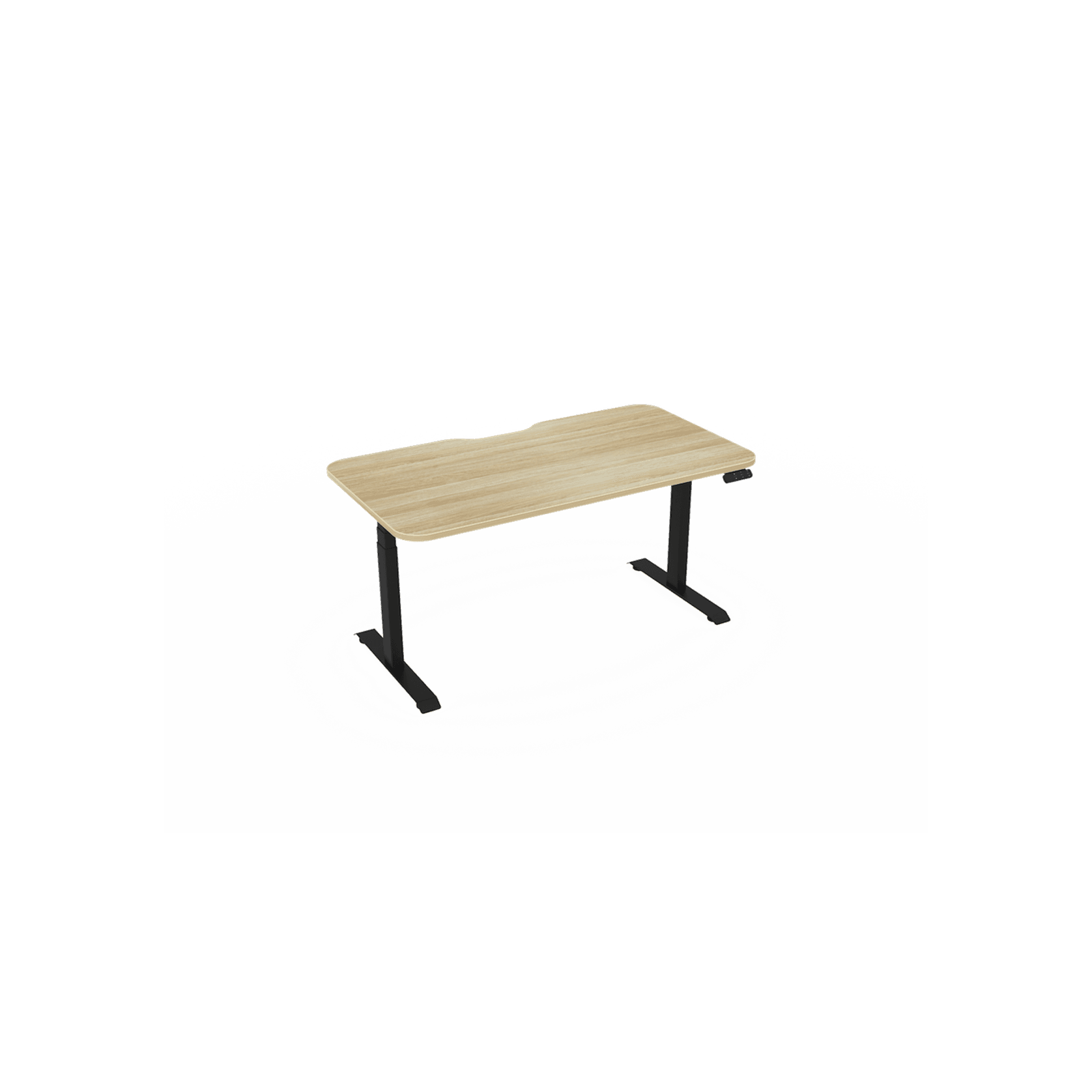 Haven Electric Standing Desk - Radius Top gallery detail image