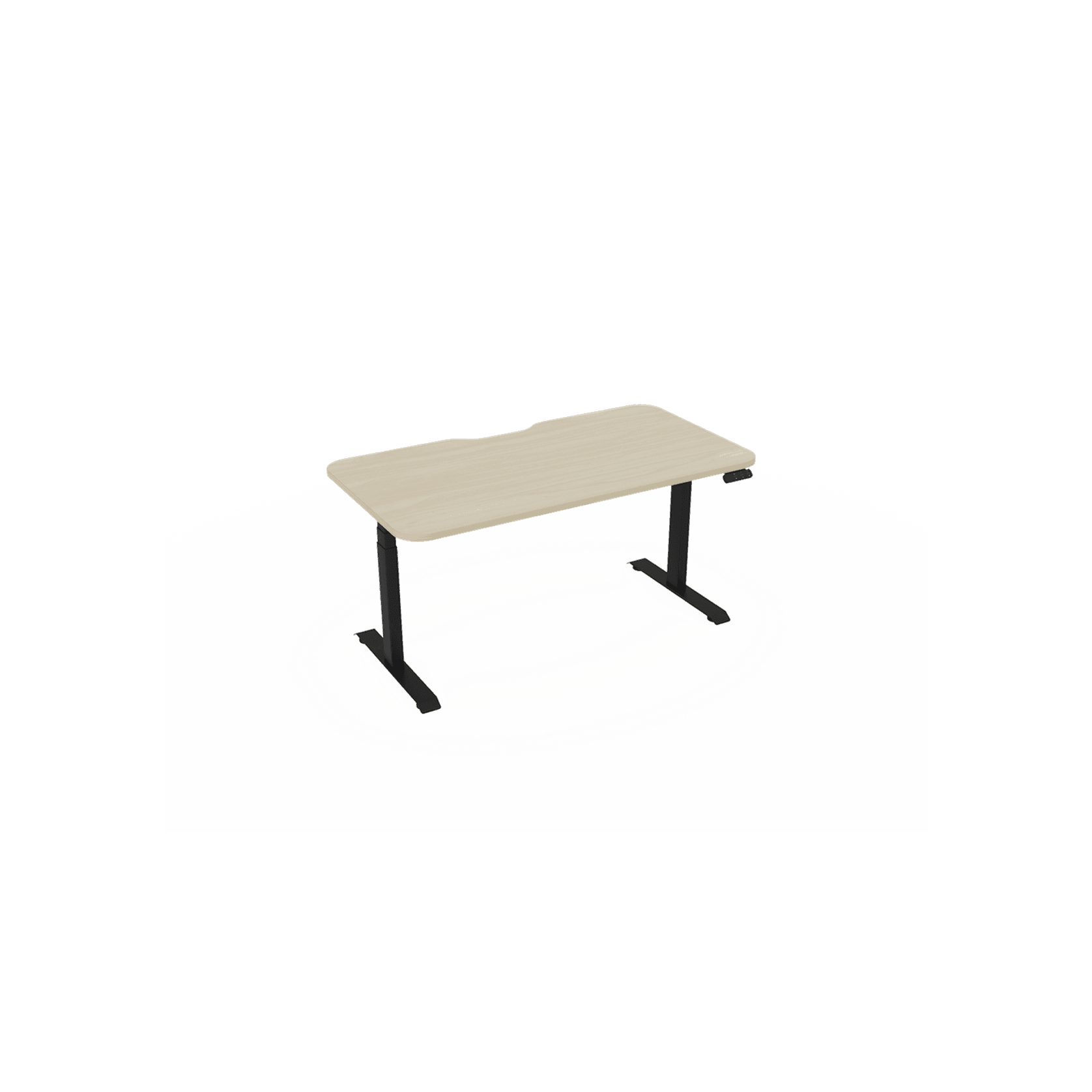 Haven Electric Standing Desk - Radius Top gallery detail image